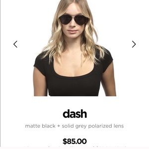 diff eyewear brand new black sunnies